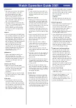 Preview for 3 page of Casio 3501 Operation Manual