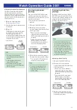 Preview for 11 page of Casio 3501 Operation Manual