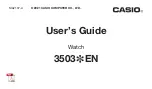 Casio 3503 User Manual preview