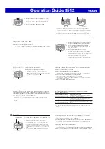 Preview for 3 page of Casio 3512 Operation Manual