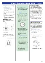 Preview for 15 page of Casio 3513 Operation Manual