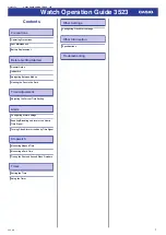 Предварительный просмотр 1 страницы Casio 3523 Operation Manual