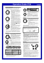 Preview for 3 page of Casio 3722 Operation Manual