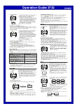 Preview for 3 page of Casio 3732 Operation Manual