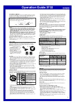 Preview for 5 page of Casio 3732 Operation Manual