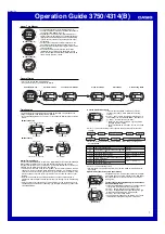 Casio 3750 (A) Operation Manual preview