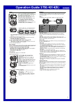 Предварительный просмотр 3 страницы Casio 3750 (A) Operation Manual