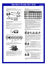 Preview for 2 page of Casio 4321 Operation Manual