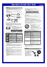 Preview for 4 page of Casio 4321 Operation Manual