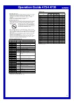 Preview for 5 page of Casio 4734 Operation Manual