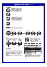 Casio 4737 Operation Manual preview