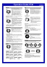 Preview for 3 page of Casio 4739 Operation Manual