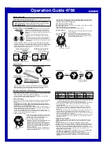 Casio 4766 Operation Manual предпросмотр