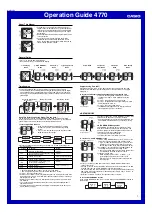 Preview for 1 page of Casio 4770 Operation Manual