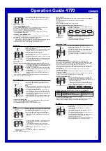 Preview for 2 page of Casio 4770 Operation Manual