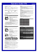 Preview for 3 page of Casio 4770 Operation Manual