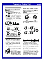 Casio 5008 Operation Manual preview