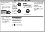 Preview for 4 page of Casio 5011 (W3) Operation Manual