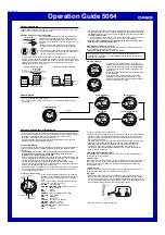 Preview for 1 page of Casio 5064 Operation Manual