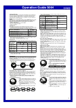 Preview for 5 page of Casio 5064 Operation Manual