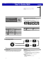 Preview for 1 page of Casio 5081 User Manual