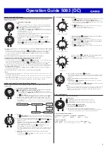 Preview for 3 page of Casio 5083 Operation Manual