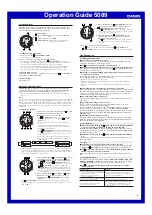 Preview for 5 page of Casio 5089 Operation Manual