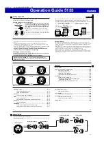 Preview for 1 page of Casio 5133 Operation Manual