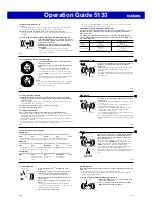 Preview for 4 page of Casio 5133 Operation Manual