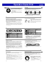 Preview for 5 page of Casio 5133 Operation Manual