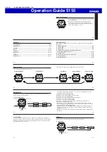 Предварительный просмотр 1 страницы Casio 5155 Operation Manual