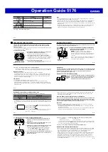 Предварительный просмотр 3 страницы Casio 5176 Operation Manual