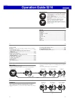 Предварительный просмотр 1 страницы Casio 5216 Operation Manual