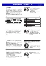 Предварительный просмотр 2 страницы Casio 5216 Operation Manual