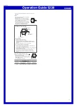 Casio 5228 Operation Manual preview