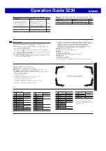 Preview for 10 page of Casio 5230 Operation Manual