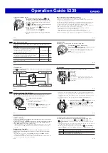 Preview for 4 page of Casio 5239 Operation Manual