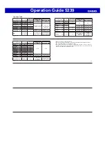 Preview for 9 page of Casio 5239 Operation Manual