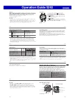 Preview for 2 page of Casio 5262 Operation Manual