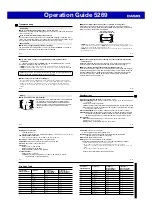 Preview for 8 page of Casio 5269 Operation Manual