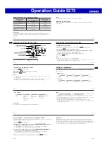 Preview for 2 page of Casio 5273 Operation Manual