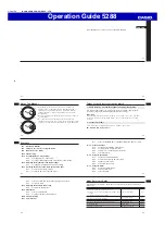 Preview for 1 page of Casio 5288 Operation Manual