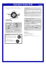 Preview for 1 page of Casio 5298 Operation Manual