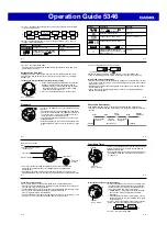 Preview for 2 page of Casio 5346 Operation Manual