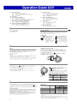 Предварительный просмотр 2 страницы Casio 5351 Operation Manual