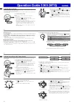 Preview for 4 page of Casio 5369 (MTG) Operation Manual