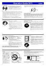 Preview for 9 page of Casio 5371 Operation Manual