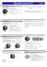 Preview for 12 page of Casio 5371 Operation Manual