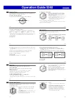 Preview for 4 page of Casio 5382 Operation Manual