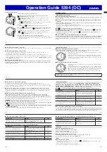 Preview for 8 page of Casio 5393 OC Operation Manual